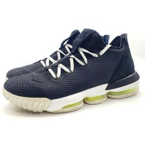 Nike LeBron XVI 16 Black Bolt Python Sneaker Shoes CI2668-004 Mens Size 13